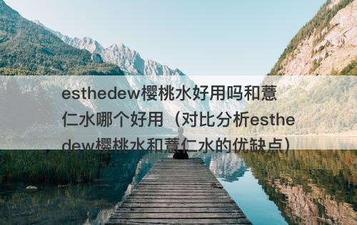 esthedew樱桃水好用吗和薏仁水哪个好用（对比分析esthedew樱桃水和薏仁水的优缺点）