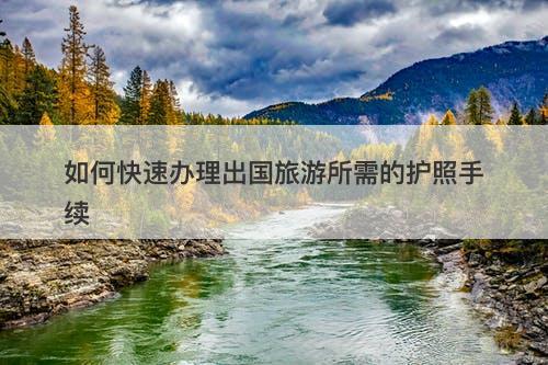 如何快速办理出国旅游所需的护照手续