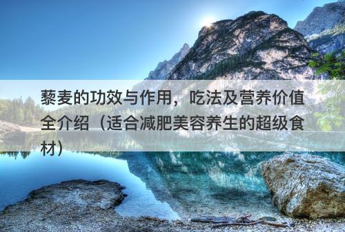 藜麦的功效与作用，吃法及营养价值全介绍（适合减肥美容养生的超级食材）