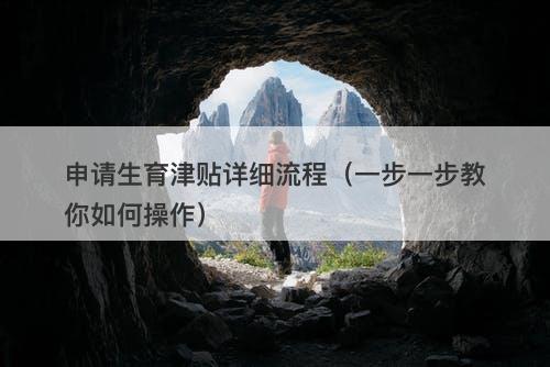 申请生育津贴详细流程（一步一步教你如何操作）