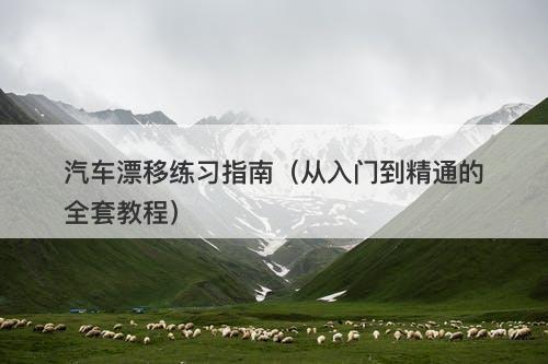 汽车漂移练习指南（从入门到精通的全套教程）