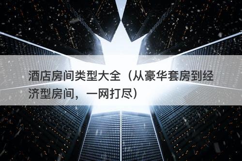 酒店房间类型大全（从豪华套房到经济型房间，一网打尽）