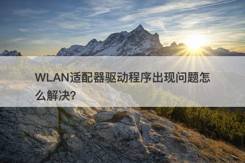 WLAN适配器驱动程序出现问题怎么解决？