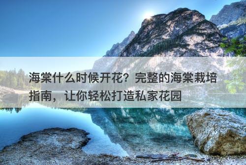 海棠什么时候开花？完整的海棠栽培指南，让你轻松打造私家花园