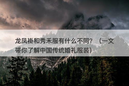 龙凤褂和秀禾服有什么不同？（一文带你了解中国传统婚礼服装）