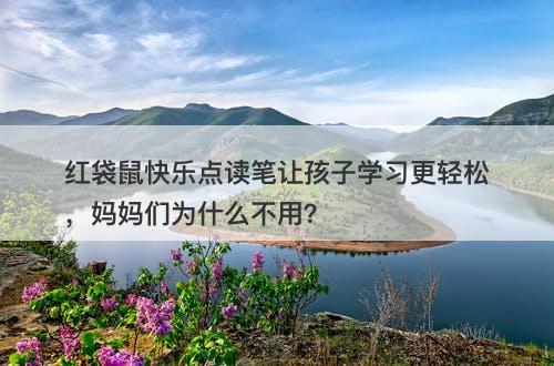 红袋鼠快乐点读笔让孩子学习更轻松，妈妈们为什么不用？