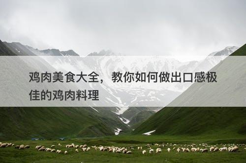 鸡肉美食大全，教你如何做出口感极佳的鸡肉料理