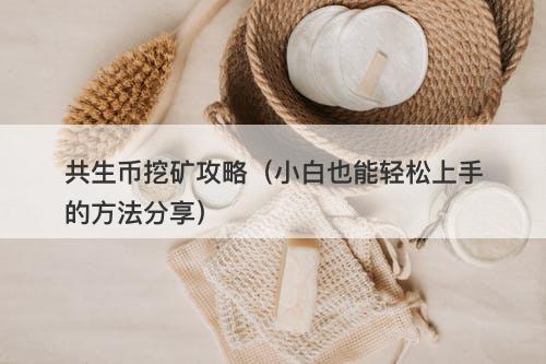 共生币挖矿攻略（小白也能轻松上手的方法分享）