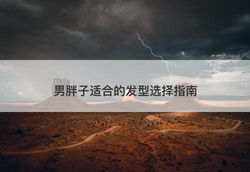 男胖子适合的发型选择指南