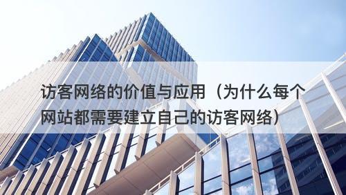 访客网络的价值与应用（为什么每个网站都需要建立自己的访客网络）