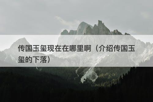 传国玉玺现在在哪里啊（介绍传国玉玺的下落）