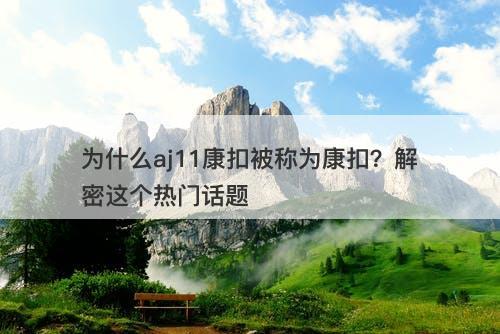 为什么aj11康扣被称为康扣？解密这个热门话题