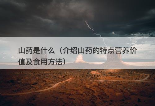 山药是什么（介绍山药的特点营养价值及食用方法）