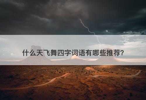 什么天飞舞四字词语有哪些推荐？