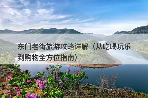 东门老街旅游攻略详解（从吃喝玩乐到购物全方位指南）