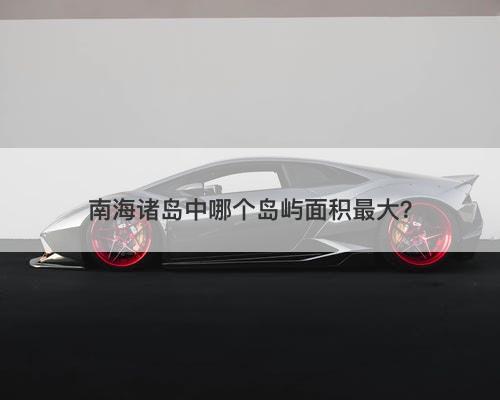 南海诸岛中哪个岛屿面积最大?