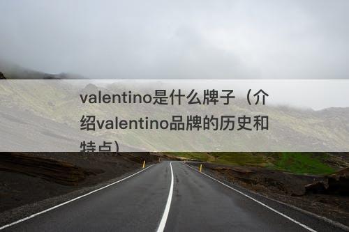 valentino是什么牌子（介绍valentino品牌的历史和特点）