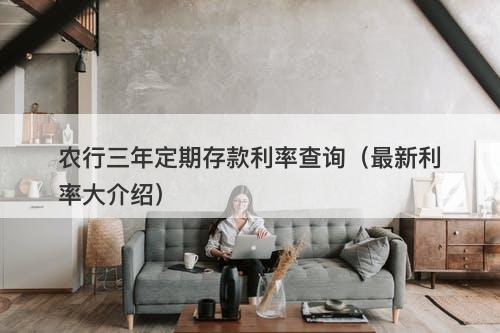 农行三年定期存款利率查询（最新利率大介绍）