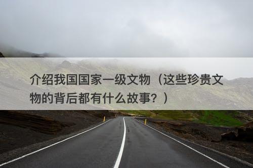 介绍我国国家一级文物(这些珍贵文物的背后都有什么故事?)