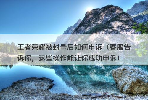 王者荣耀被封号后如何申诉（客服告诉你，这些操作能让你成功申诉）-图1