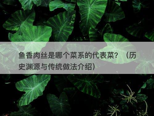 鱼香肉丝是哪个菜系的代表菜?(历史渊源与传统做法介绍)