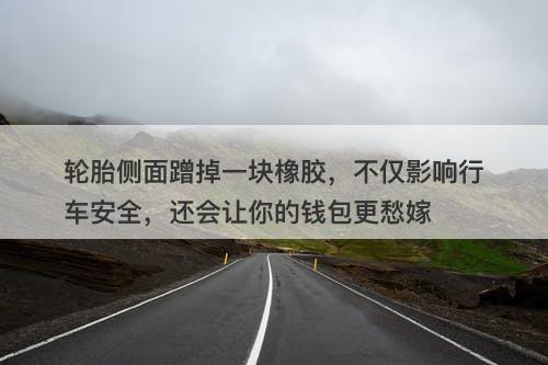 轮胎侧面蹭掉一块橡胶，不仅影响行车安全，还会让你的钱包更愁嫁