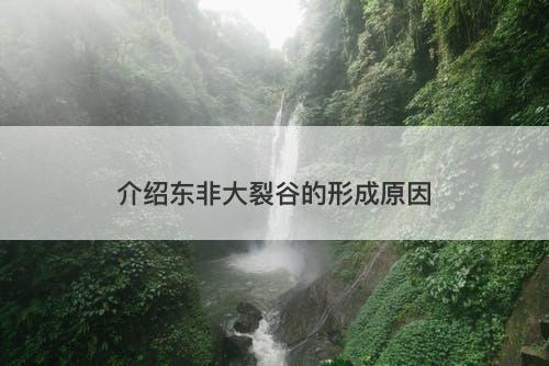 介绍东非大裂谷的形成原因