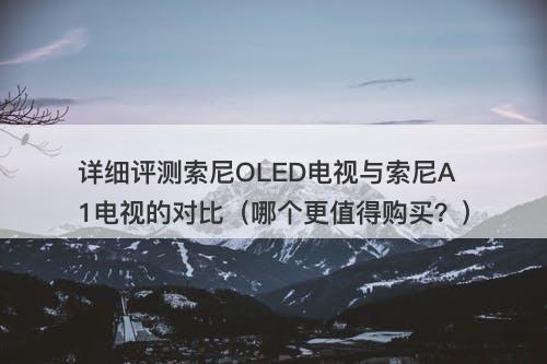 详细评测索尼OLED电视与索尼A1电视的对比（哪个更值得购买？）