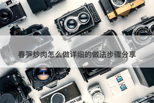 春笋炒肉怎么做详细的做法步骤分享