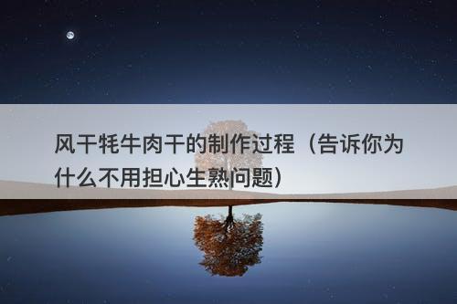 风干牦牛肉干的制作过程（告诉你为什么不用担心生熟问题）
