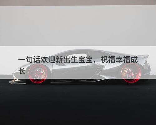 一句话欢迎新出生宝宝，祝福幸福成长