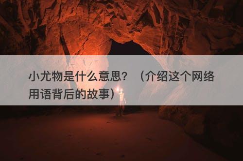 小尤物是什么意思？（介绍这个网络用语背后的故事）