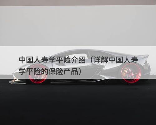 中国人寿学平险介绍（详解中国人寿学平险的保险产品）