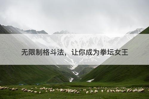 无限制格斗法，让你成为拳坛女王