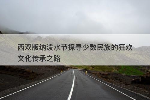 西双版纳泼水节探寻少数民族的狂欢文化传承之路