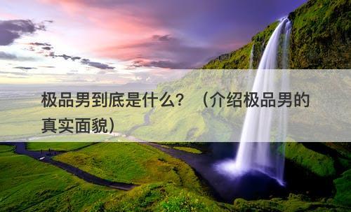 极品男到底是什么？（介绍极品男的真实面貌）
