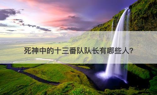死神中的十三番队队长有哪些人？