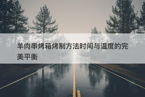 羊肉串烤箱烤制方法时间与温度的完美平衡-图1