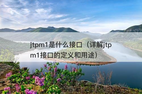 jtpm1是什么接口（详解jtpm1接口的定义和用途）-图1