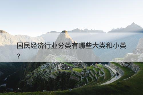 国民经济行业分类有哪些大类和小类？