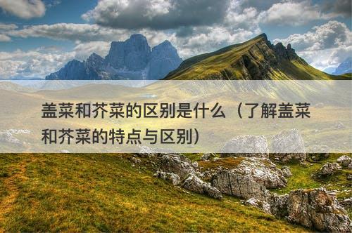 盖菜和芥菜的区别是什么（了解盖菜和芥菜的特点与区别）
