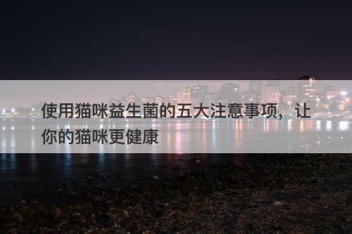 使用猫咪益生菌的五大注意事项，让你的猫咪更健康-图1