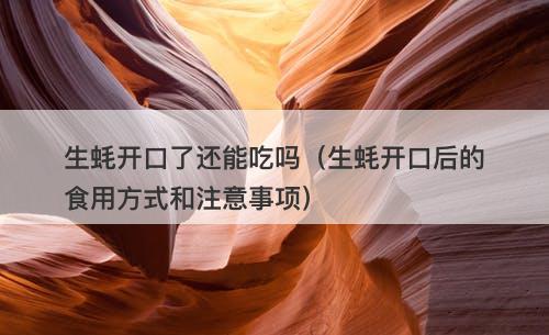 生蚝开口了还能吃吗（生蚝开口后的食用方式和注意事项）