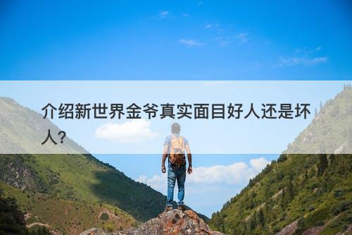 介绍新世界金爷真实面目好人还是坏人？