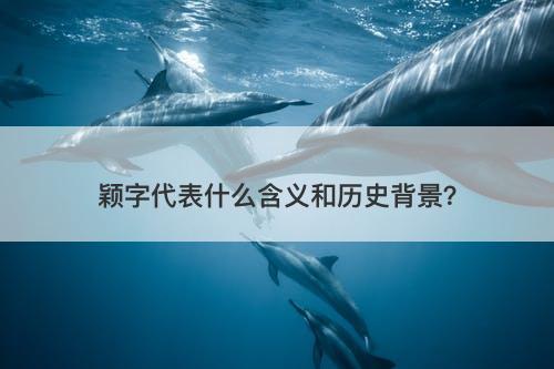 颖字代表什么含义和历史背景？-图1