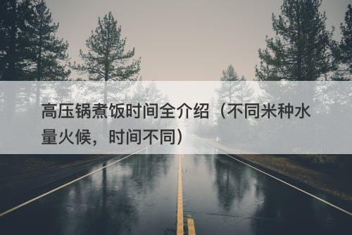 高压锅煮饭时间全介绍（不同米种水量火候，时间不同）