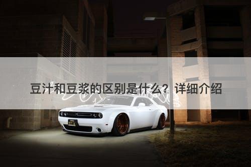 豆汁和豆浆的区别是什么？详细介绍