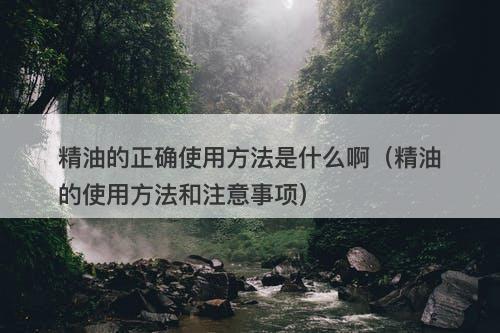 精油的正确使用方法是什么啊（精油的使用方法和注意事项）