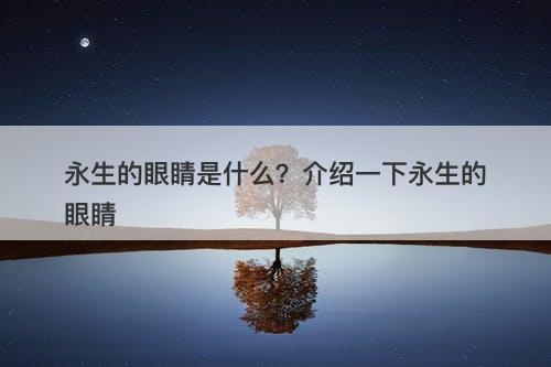 永生的眼睛是什么？介绍一下永生的眼睛