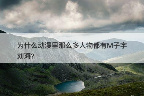 为什么动漫里那么多人物都有M子字刘海？
